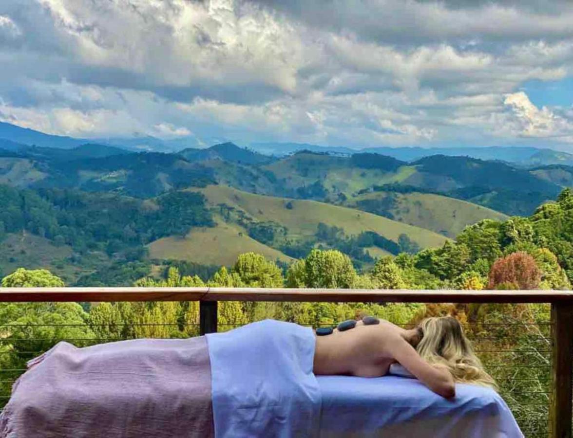 Casa De Vidro Com Vista Mantiqueira - Com Cafe E Staff Villa Campos do Jordao Luaran gambar