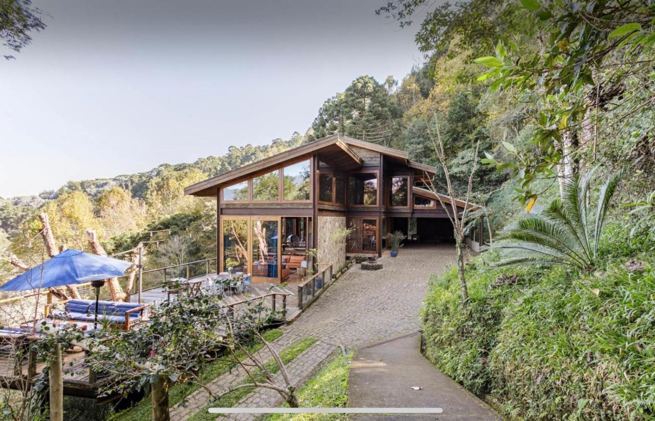 Casa De Vidro Com Vista Mantiqueira - Com Cafe E Staff Villa Campos do Jordao Luaran gambar