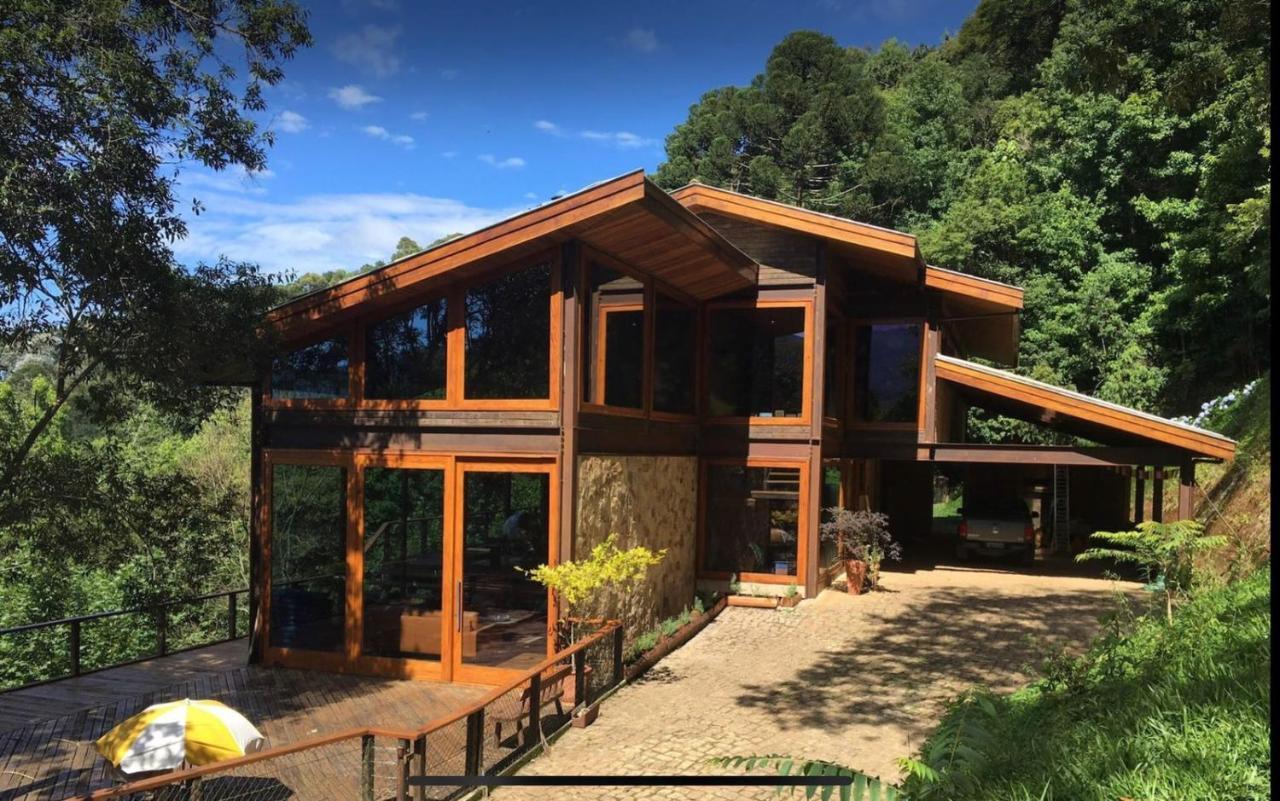 Casa De Vidro Com Vista Mantiqueira - Com Cafe E Staff Villa Campos do Jordao Luaran gambar