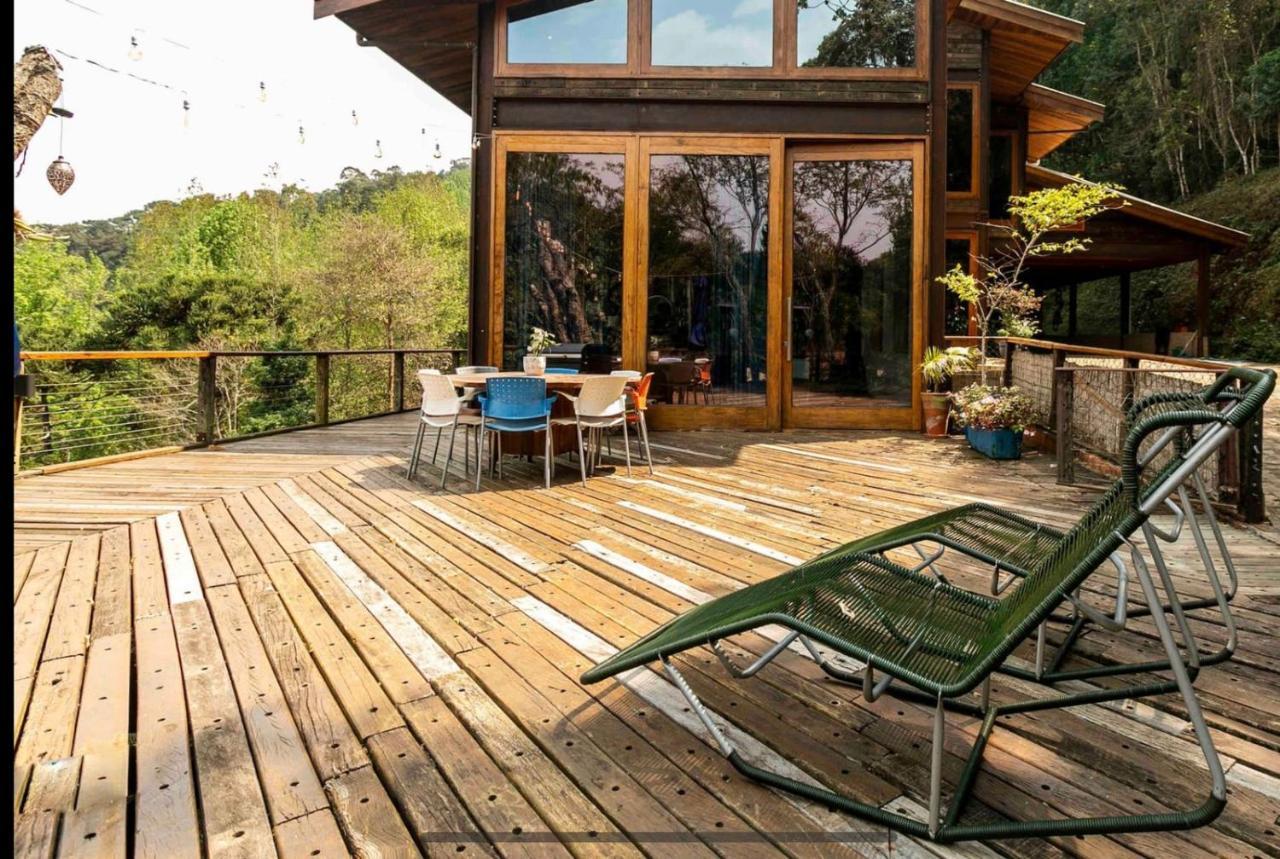 Casa De Vidro Com Vista Mantiqueira - Com Cafe E Staff Villa Campos do Jordao Luaran gambar